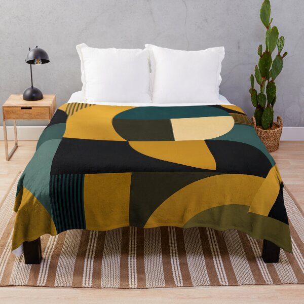 Item preview, Geometric Mid-Century Sun Abstract Art designed and sold by Aureva Arts Shop.
