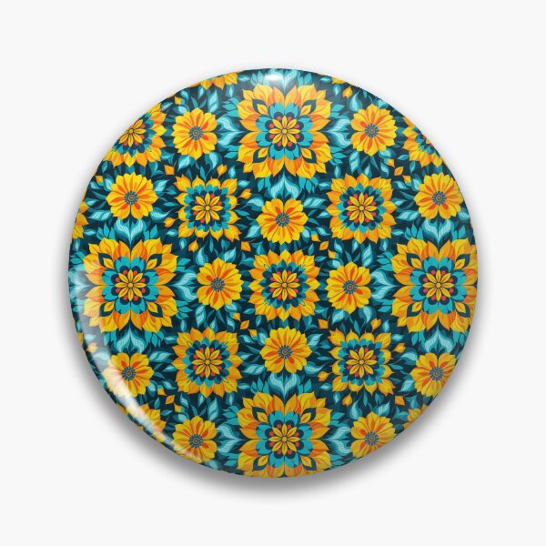 Item preview, Boho Floral Seamless Pattern in Vibrant Folk Style designed and sold by pASob-dESIGN.