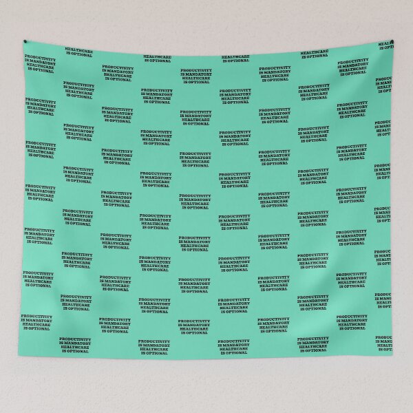 Item preview, Productivity Is Mandatory Healthcare Is Optional designed and sold by WakeNBake-Tees.