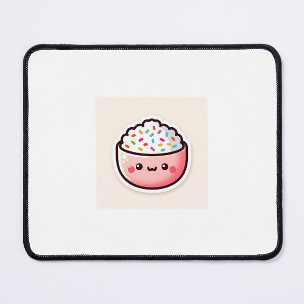 Item preview, Kawaii Rice Bowl Sticker | Cute Japanese Furikake designed and sold by PastelPawsArt.