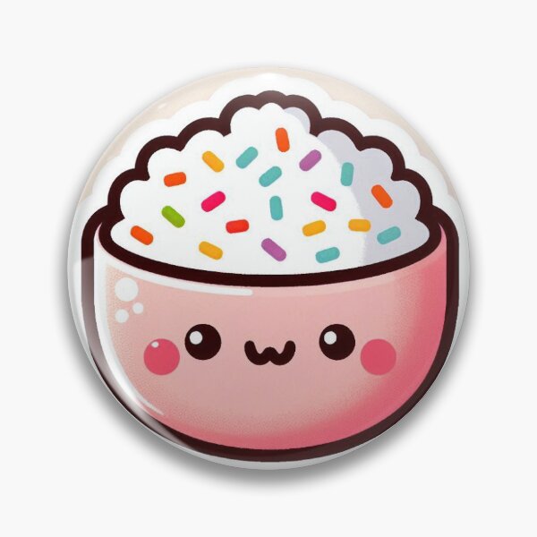 Item preview, Kawaii Rice Bowl Sticker | Cute Japanese Furikake designed and sold by PastelPawsArt.
