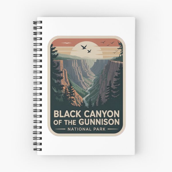 Item preview, Black Canyon of the Gunnison National Park Vintage Travel Badge designed and sold by Teelogic.