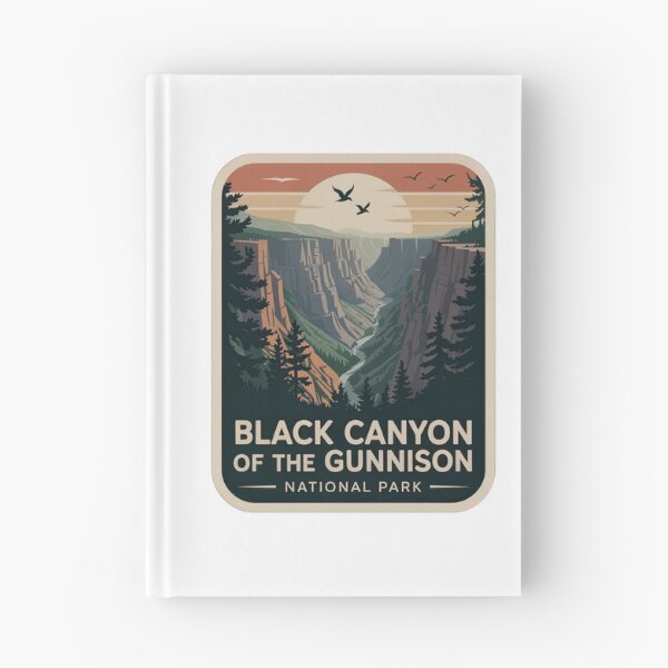 Item preview, Black Canyon of the Gunnison National Park Vintage Travel Badge designed and sold by Teelogic.