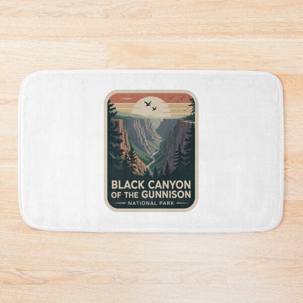 Item preview, Black Canyon of the Gunnison National Park Vintage Travel Badge designed and sold by Teelogic.