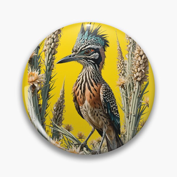 Item preview, Greater Roadrunner Surrounded By Yucca flower New Mexico State 1 designed and sold by taiche.