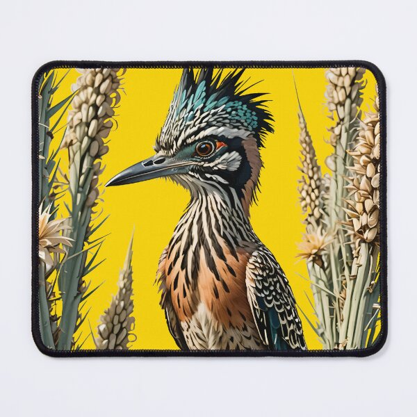 Item preview, Greater Roadrunner Surrounded By Yucca flower New Mexico State 1 designed and sold by taiche.