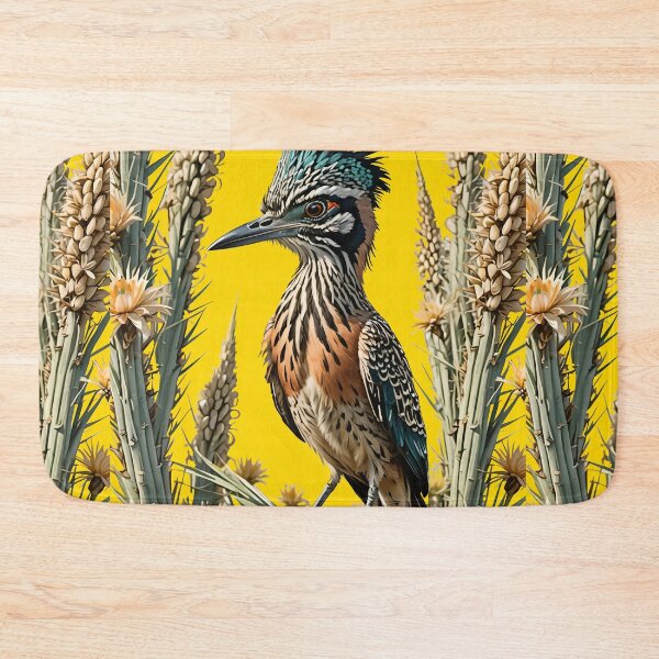 Item preview, Greater Roadrunner Surrounded By Yucca flower New Mexico State 1 designed and sold by taiche.