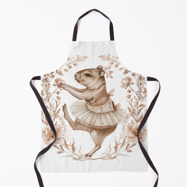 Item preview, Vintage Floral Ballet Capybara Elegant Dancer Sticker designed and sold by VectorForge.