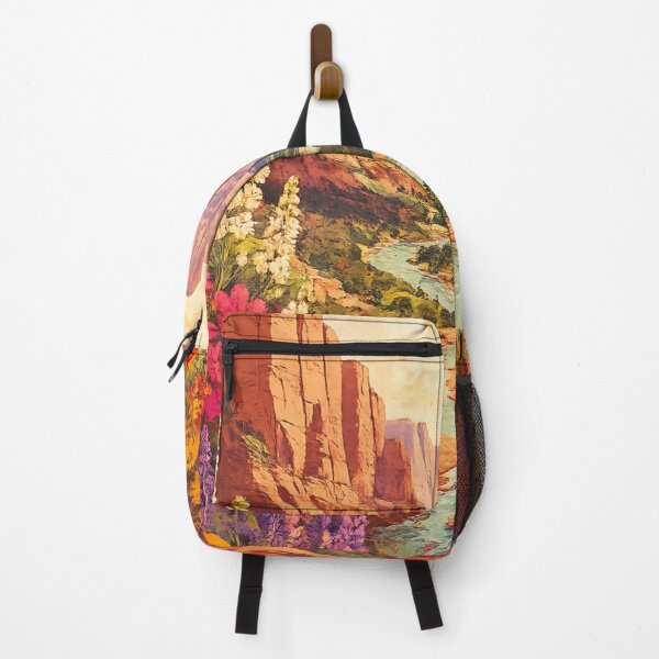 Item preview, Desert Canyon Wildflowers Rio - Southwest Landscape designed and sold by irfanshikh.