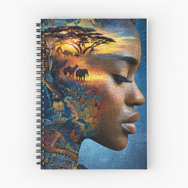 Item preview, Elegant Sunset Silhouette with Wildlife Scene designed and sold by Artessie.