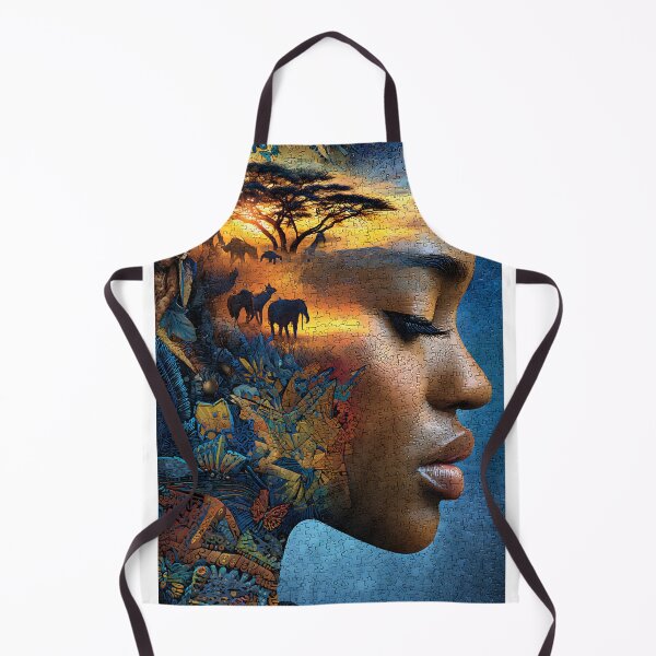 Item preview, Elegant Sunset Silhouette with Wildlife Scene designed and sold by Artessie.