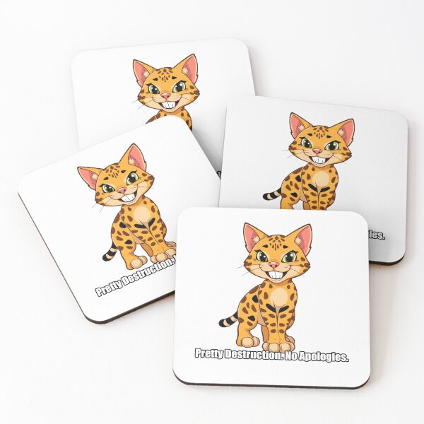 Item preview, Bengal Cat - Pretty Destruction No Apologies - Funny Bengal Gift designed and sold by pawdrops.