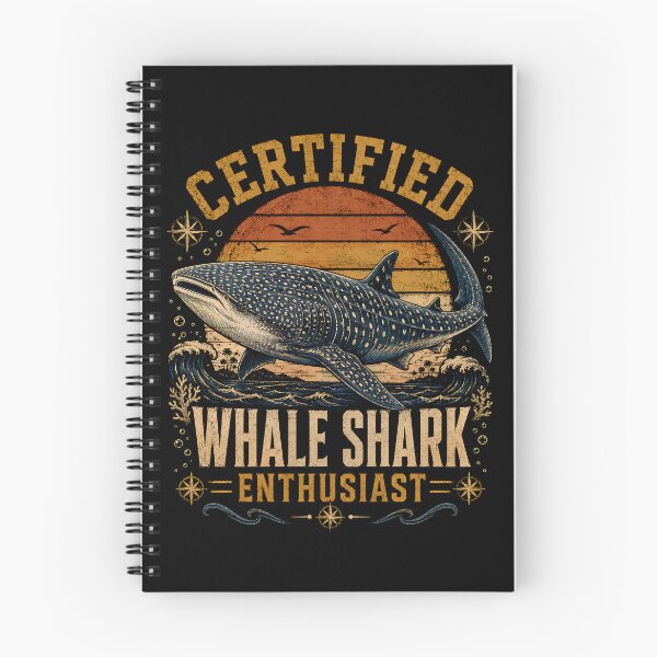 Item preview, Certified Whale Shark Enthusiast – Vintage Ocean Wildlife designed and sold by THREE LITTLE BEANS.