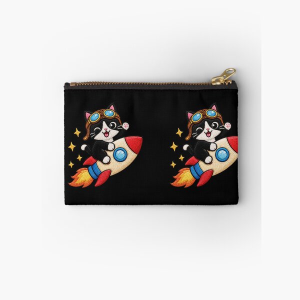 Item preview, Cat Riding Rocket designed and sold by ColorSplash123.