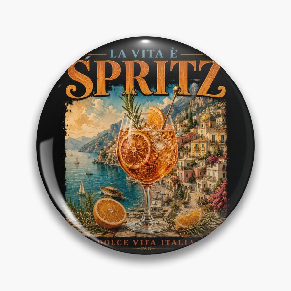 Item preview, La Vita È Spritz – Dolce Vita Italia Coastal Cocktail designed and sold by THREE LITTLE BEANS.