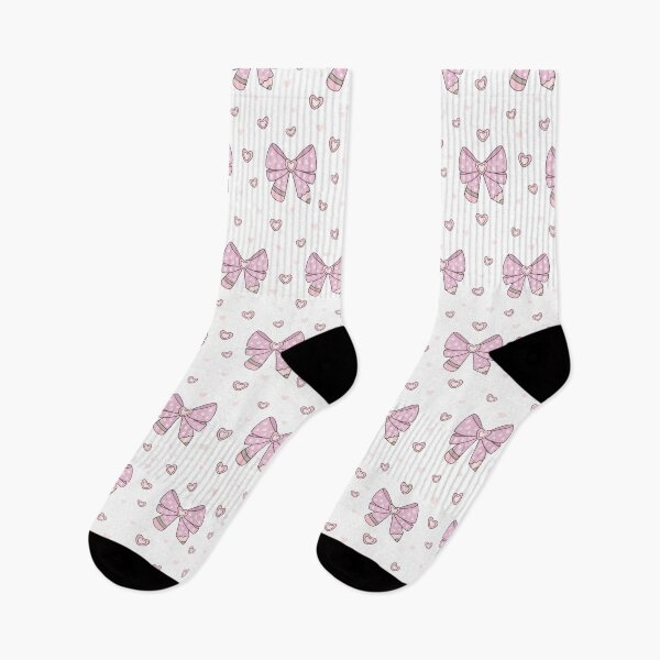 Item preview, Coquette Pencils Bows Background designed and sold by Julza Art.