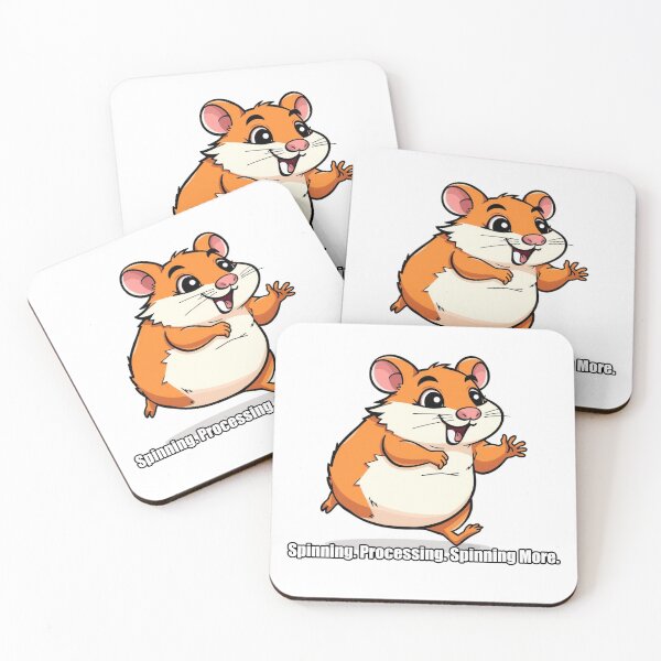 Item preview, Hamster - Spinning Processing Spinning More - Funny Hamster Gift designed and sold by pawdrops.