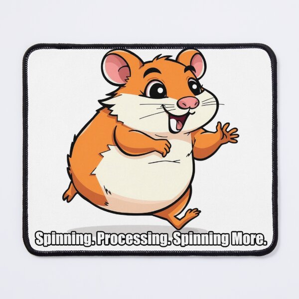 Item preview, Hamster - Spinning Processing Spinning More - Funny Hamster Gift designed and sold by pawdrops.
