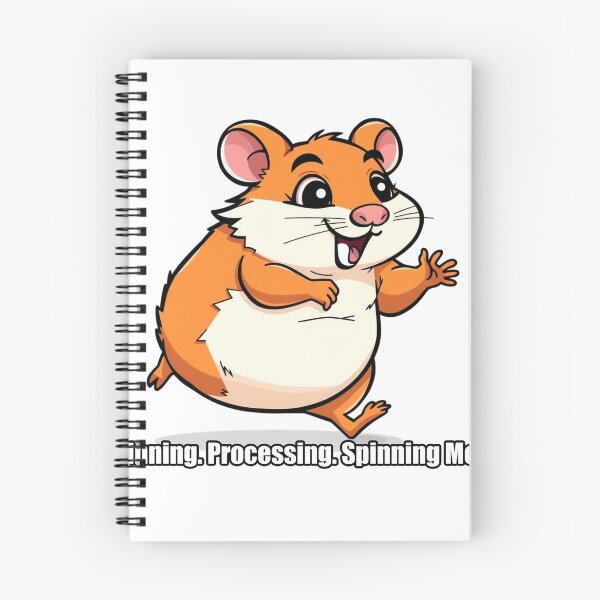 Item preview, Hamster - Spinning Processing Spinning More - Funny Hamster Gift designed and sold by pawdrops.