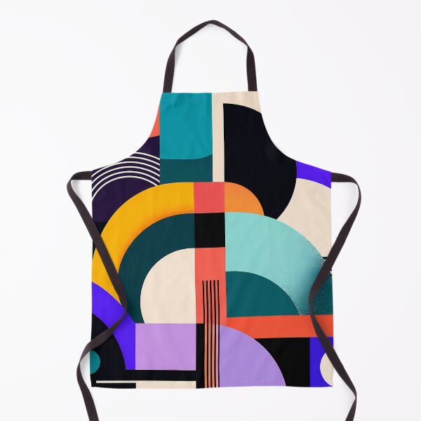 Item preview, Geometric Abstract Bauhaus Arches Colorful Modern Art designed and sold by Aureva Arts Shop.