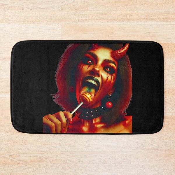 Item preview, Fiery Succubus Enjoying Sugary Treat designed and sold by Voodoo Store Paranormal Collections.