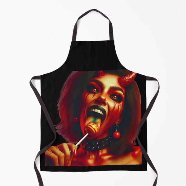 Item preview, Fiery Succubus Enjoying Sugary Treat designed and sold by Voodoo Store Paranormal Collections.