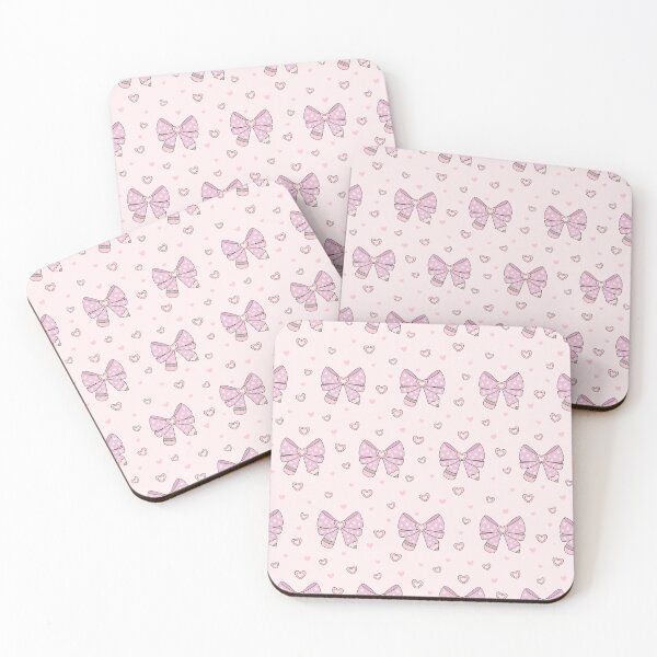 Item preview, Coquette Pencils Bows Background designed and sold by Julza Art.