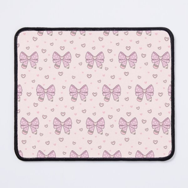 Item preview, Coquette Pencils Bows Background designed and sold by Julza Art.