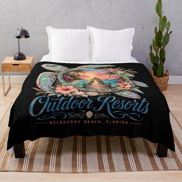 Item preview, Outdoor Resorts Melbourne Beach Florida – Tropical Sea Turtle Vacation designed and sold by THREE LITTLE BEANS.