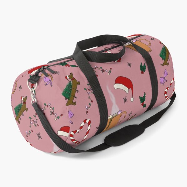 Artikelvorschau, Weihnachtsdackel mit heißem Kakao und Lichterkette entworfen und verkauft von Studio Pico.