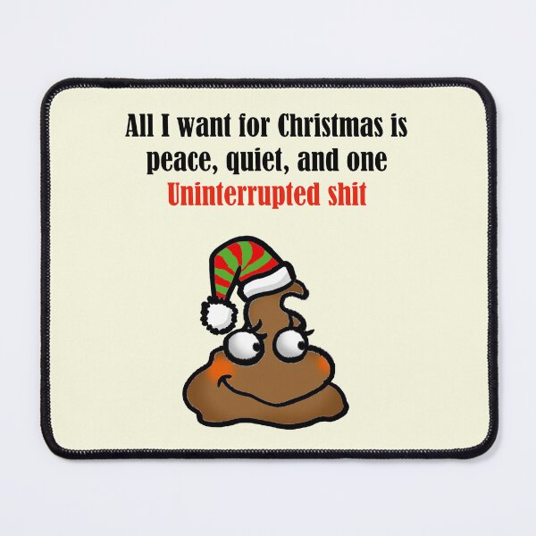 Item preview, Festive and Full of It - Funny Santa Hat poop designed and sold by CuteCartoon.
