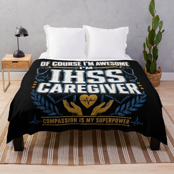 Item preview, Of Course I’m Awesome I’m an IHSS Caregiver – Compassion Superpower designed and sold by THREE LITTLE BEANS.