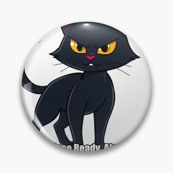 Item preview, Black Cat - Eclipse Ready Always - Funny Black Cat Gift designed and sold by pawdrops.