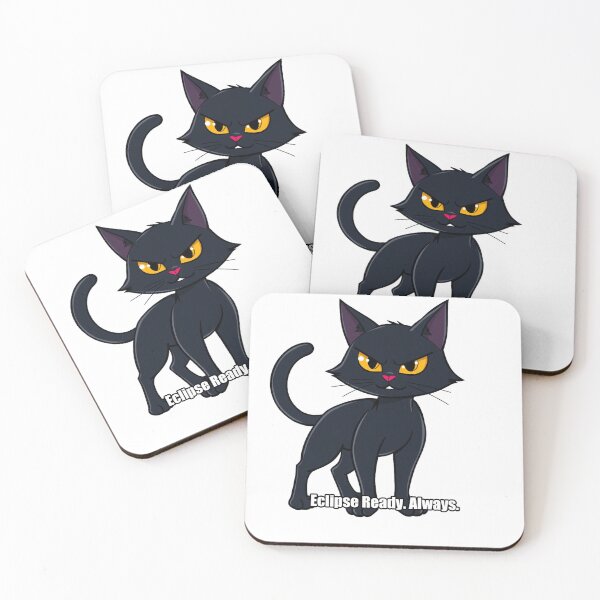 Item preview, Black Cat - Eclipse Ready Always - Funny Black Cat Gift designed and sold by pawdrops.