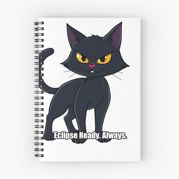 Item preview, Black Cat - Eclipse Ready Always - Funny Black Cat Gift designed and sold by pawdrops.