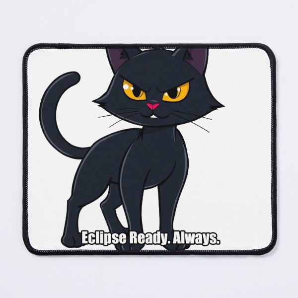 Item preview, Black Cat - Eclipse Ready Always - Funny Black Cat Gift designed and sold by pawdrops.