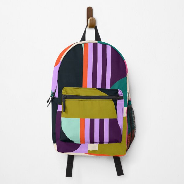 Item preview, Retro Geometric Abstract Shapes Colorful Mid Century Art designed and sold by Aureva Arts Shop.