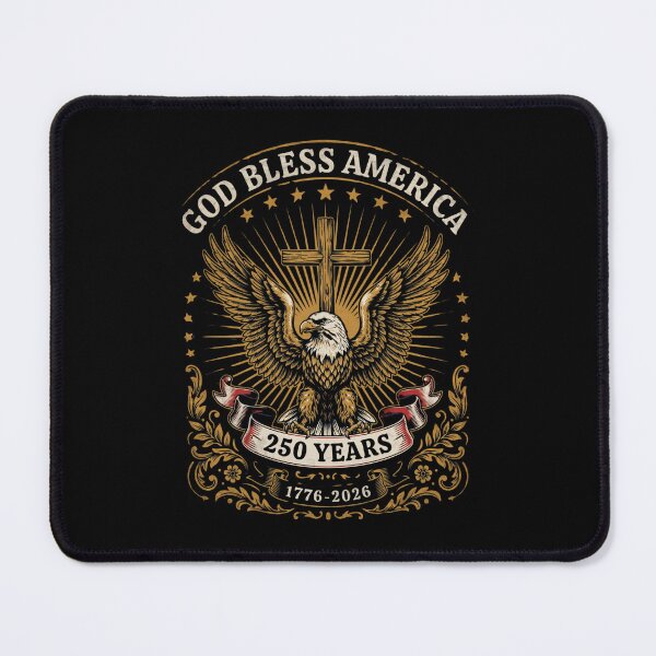 Item preview, God Bless America Eagle Cross 250 Years 1776-2026 Patriotic Semiquincentennial V14 designed and sold by DarylWelsh2024.