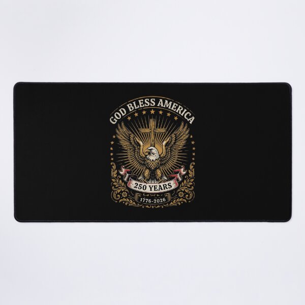Item preview, God Bless America Eagle Cross 250 Years 1776-2026 Patriotic Semiquincentennial V14 designed and sold by DarylWelsh2024.