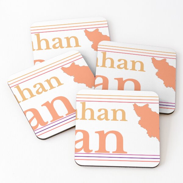 Item preview, Esfahan Iran City Marked On Country Map designed and sold by TheIconSmith.
