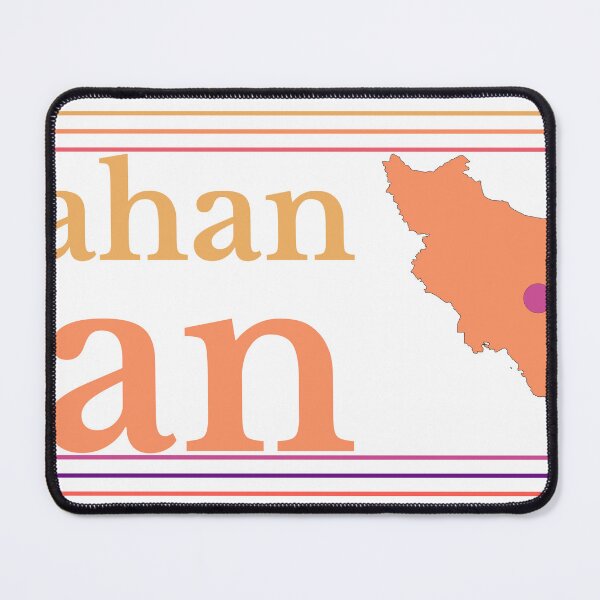 Item preview, Esfahan Iran City Marked On Country Map designed and sold by TheIconSmith.