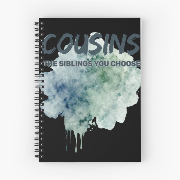 Item preview, Cousins The Siblings You Choose Watercolor Splatter designed and sold by ScriptedMoments.