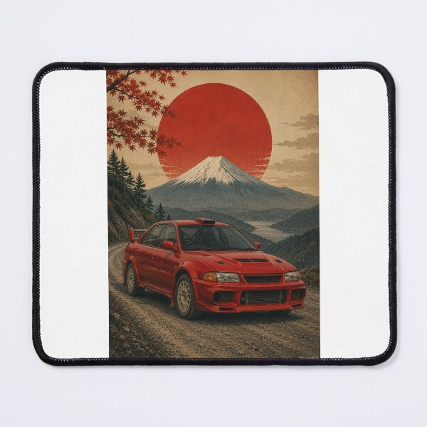 Item preview, Japanese performance car Evo VI dirt road minimalist designed and sold by Traceursniper.