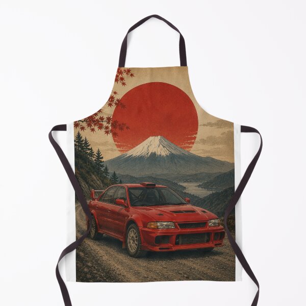 Item preview, Japanese performance car Evo VI dirt road minimalist designed and sold by Traceursniper.