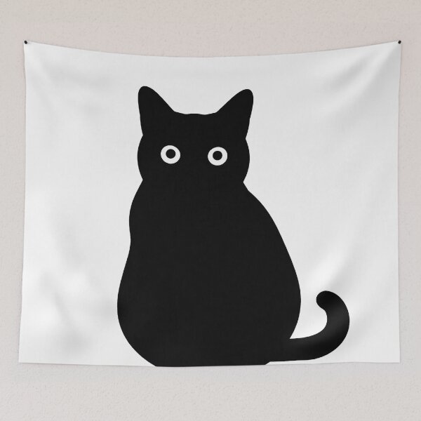 Item preview, Grumpy Black Cat Funny Moody Kitty designed and sold by Hoodybaba.