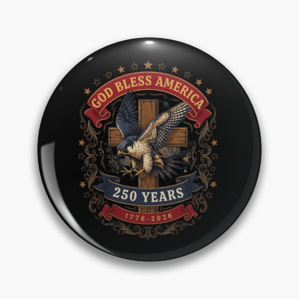 Item preview, God Bless America Eagle Cross 250 Years 1776-2026 Patriotic Semiquincentennial V15 designed and sold by DarylWelsh2024.