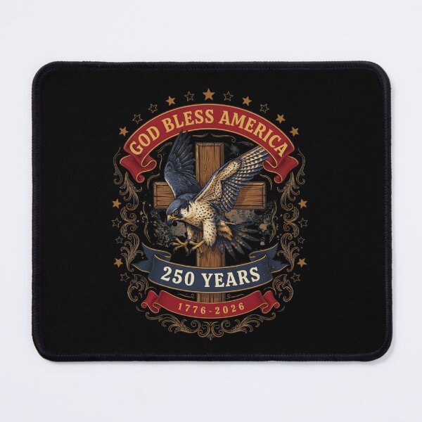 Item preview, God Bless America Eagle Cross 250 Years 1776-2026 Patriotic Semiquincentennial V15 designed and sold by DarylWelsh2024.