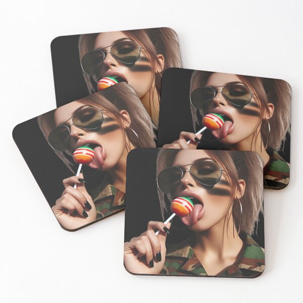 Item preview, Camo Rebel Licking Colorful Candy designed and sold by Voodoo Store Paranormal Collections.