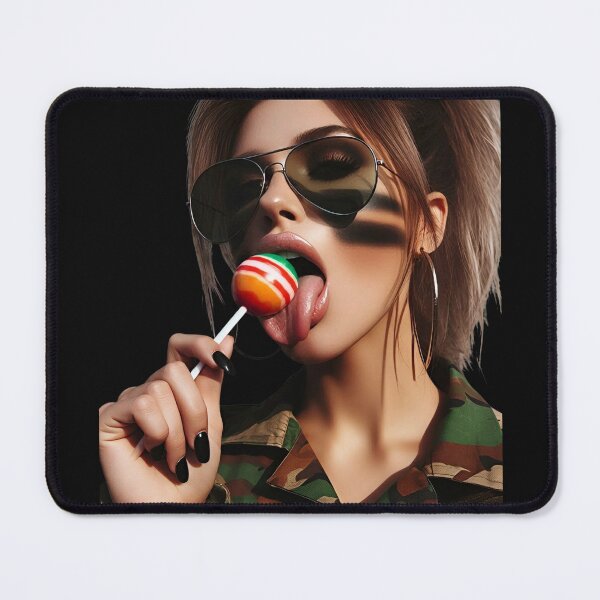 Item preview, Camo Rebel Licking Colorful Candy designed and sold by Voodoo Store Paranormal Collections.