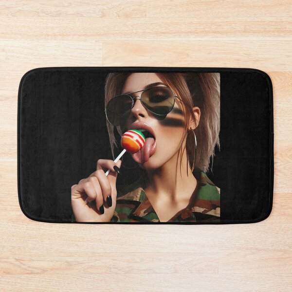Item preview, Camo Rebel Licking Colorful Candy designed and sold by Voodoo Store Paranormal Collections.